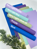 Wholesale  faux leather sheets 5  solid colors faux leather sheets.