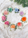 Two roses  flower clip or Headband