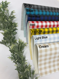 Plaid faux leather sheets. Craft supplies