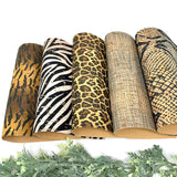 Animal print Cork leather sheets