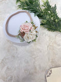 Roses flowers baby headband