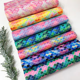 Marmaid scale shimmering glitter sheets