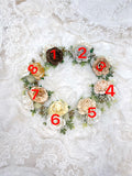 Two roses flower clip or Headband