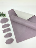 LIGHT LAVENDER texture faux leather sheets  Listing # K6880