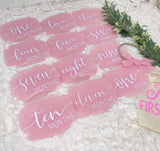 Acrylic Baby Monthly Milestone Rounds. Set of 12 months sign Baby milestones months. Newborn Photo Prop