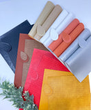 Wholesale 16 sheets. Texture and smooth faux leather sheets AH-757