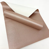 Dark rose gold faux leather sheet U6673