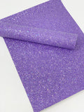 Light lavender chunky glitter sheet. Craft supplies hair bow supplies
