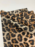 Leopard print faux leather sheets listing 1555