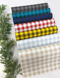Plaid faux leather sheets. Craft supplies