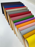Wholesale  faux leather sheets 16 solid colors faux leather sheets.S21 listing
