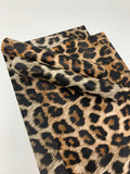 Leopard print faux leather sheets listing 1555