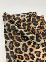 Leopard print faux leather sheets listing 1555