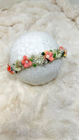 # 15 Flower crown baby headband