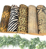 Cork animal print design leather sheets craft supplies. Hair bows and earrings supplies