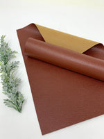 BROWN 0.8 mm faux leather sheets #V113