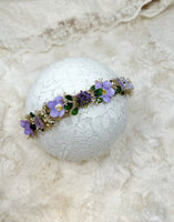 #5 Flower crown baby headband