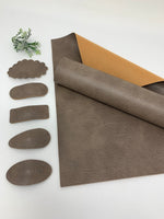 LIGHT BROWN texture faux leather sheets  Listing # K6880