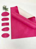 HOT PINK texture faux leather sheets  Listing # K6880
