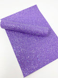 Light lavender chunky glitter sheet. Craft supplies hair bow supplies