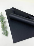 BLACK 0.8 mm faux leather sheets #V113