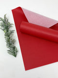 RED 0.8 mm faux leather sheets #V113