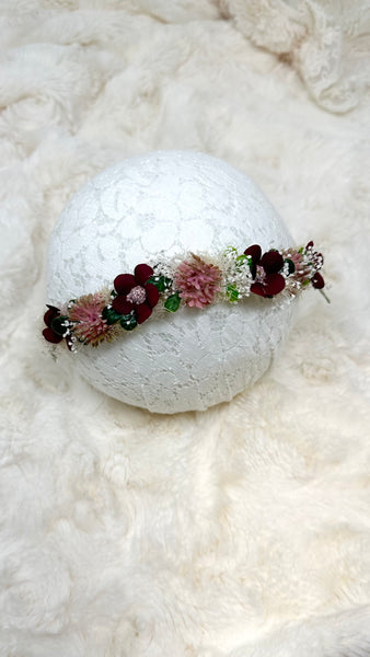 # 1 6 Flower crown baby headband